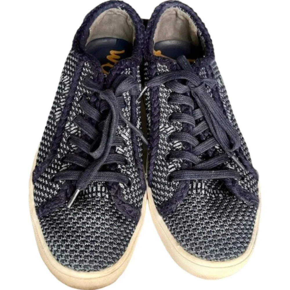 Sam Edelman Elena Knit Sneakers - Baltic Navy/Smokey Blue - 9